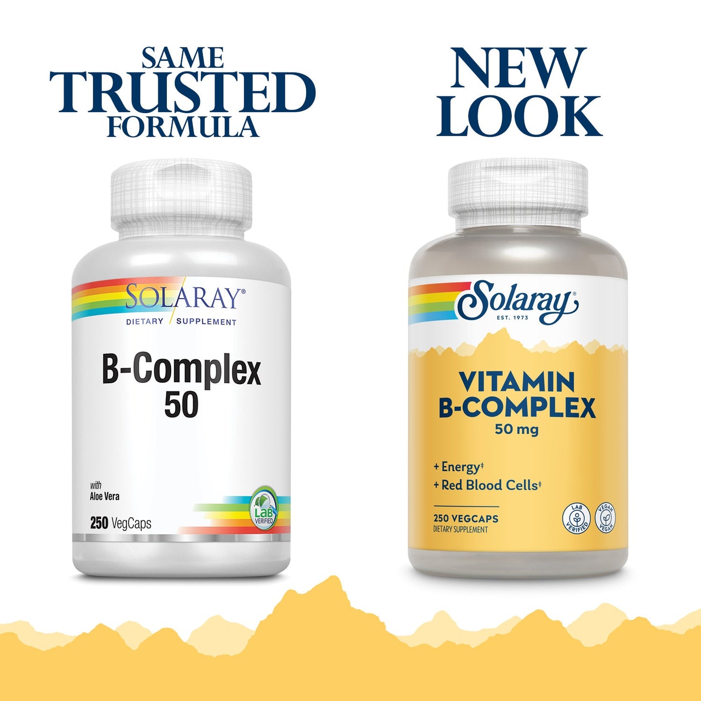 Solaray B-Complex 50 -250 Capsules