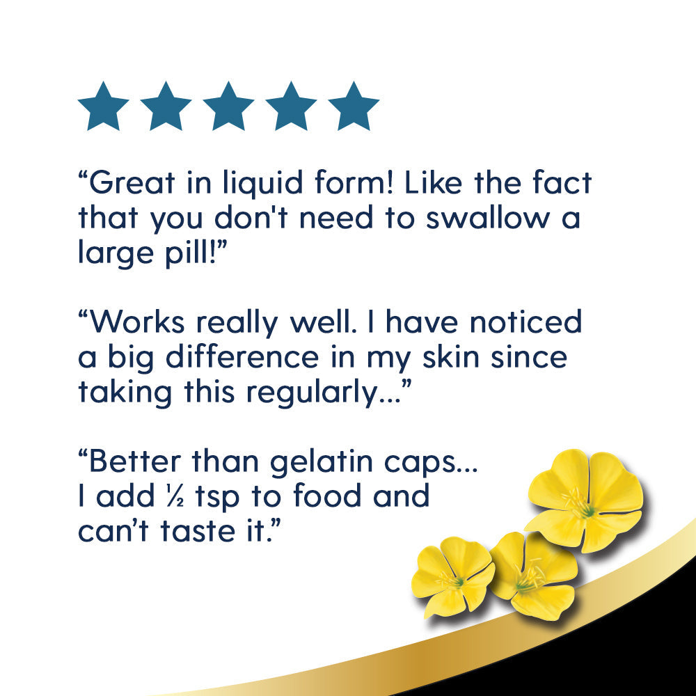 Nature's Life Primrose Oil Liquid Gold, 2300 mg | PMS, Menopause & Hormone Balance Support, Skin Health | 2oz, 24 Serv.