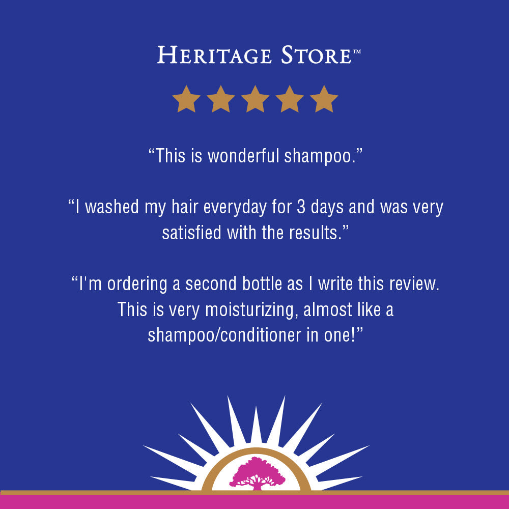 Heritage Store Colloidal Silver + Shampoo 12 oz Liquid