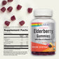 Solaray Organic Elderberry Gummies w/ Zinc & Vitamin C | Healthy Immune System Support | Gluten Free | 30 Serv, 60 Ct