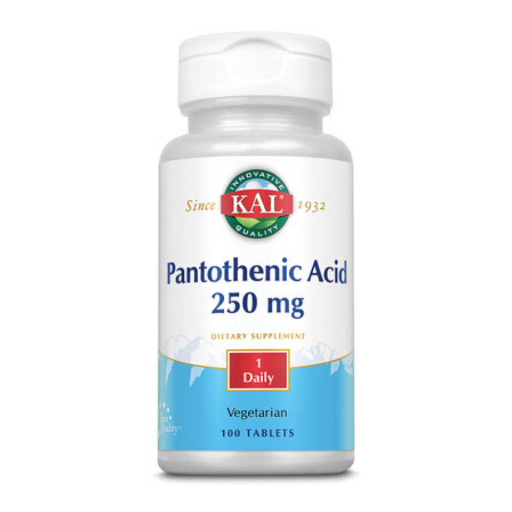 KAL Pantothenic Acid 250mg | 100ct