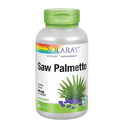 Solaray Saw Palmetto Berry 580mg 360 VegCaps