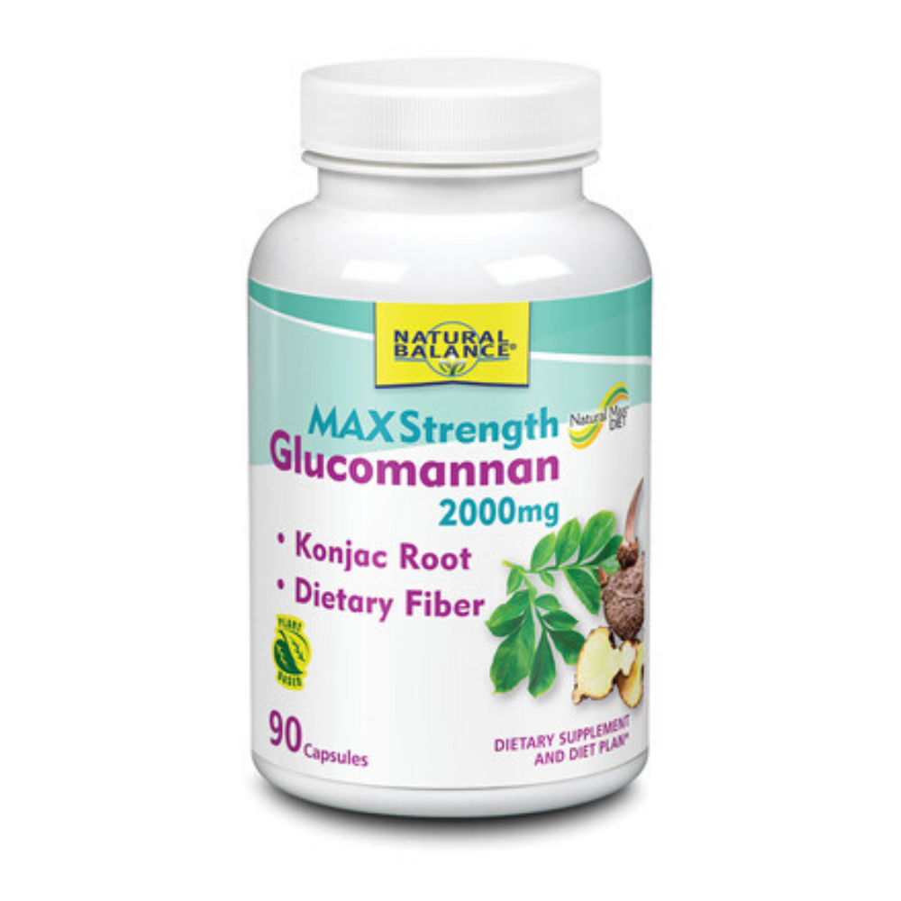 Natural Balance Glucomannan, MAX Strength | 90ct