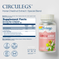 Solaray CircuLegs with Horse Chestnut Extract, Gotu Kola, Butcher's Broom, and More, Circulation and Vein Support for Healthy Legs, 60-Day Guarantee, Lab Verified