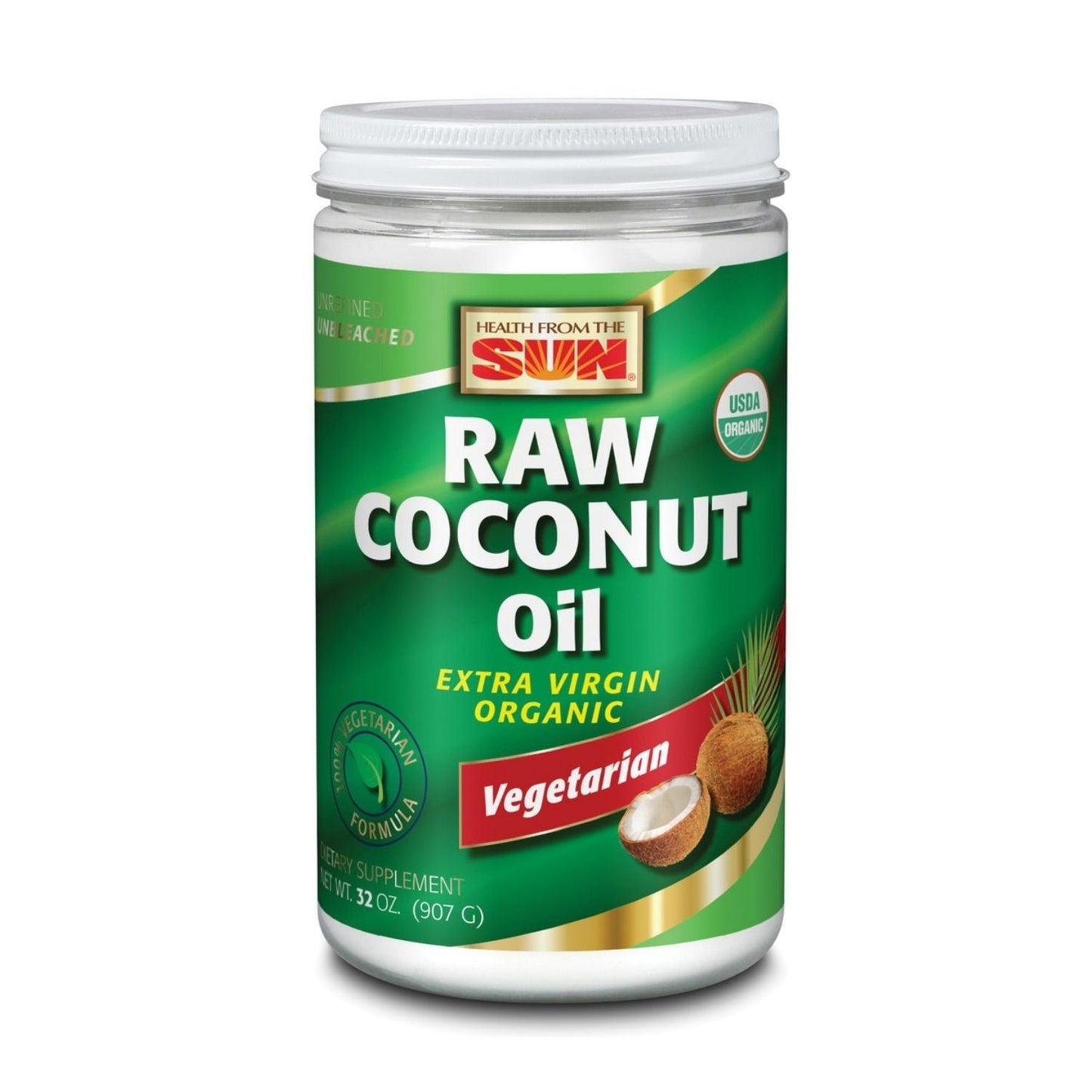 Nature's Life Coconut Oil Vegetarian Organic Raw (Btl-Plastic) | 32oz