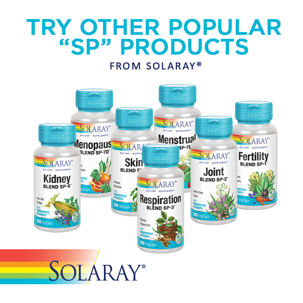 Solaray Female Hormone Blend SP-7C | W/ Black Cohosh, Dong Quai, Passion Flower, Wild Yam & More | 100 VegCaps, 50 Serv.