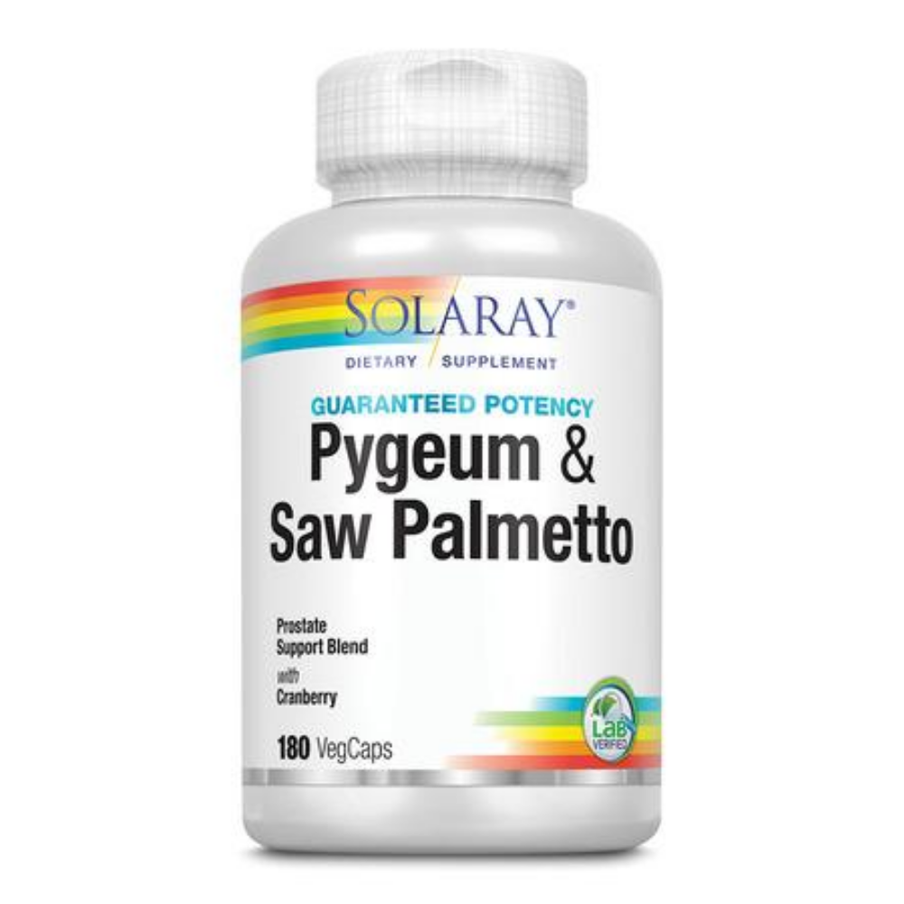 Solaray Pygeum and Saw Palmetto with Cranactin Supplement