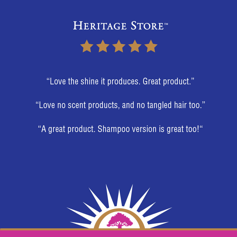 Heritage Store Hair Conditioner, Unscented Olive Oil, 12 Ounce
