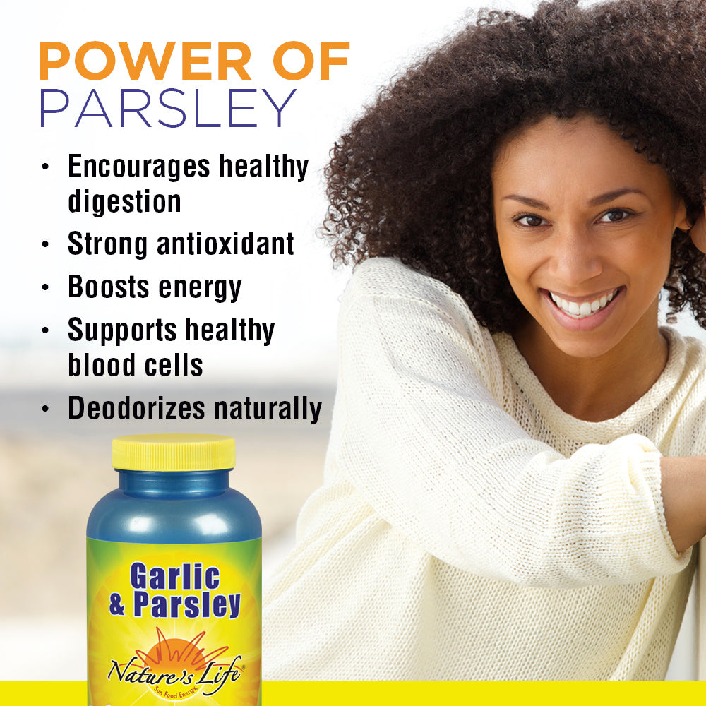 Nature's Life Garlic & Parsley Softgels, 500 Count