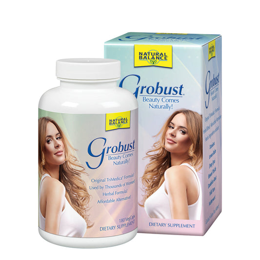 Natural Balance Grobust | Herbal Supplement | Natural Alternative | 180 Capsules
