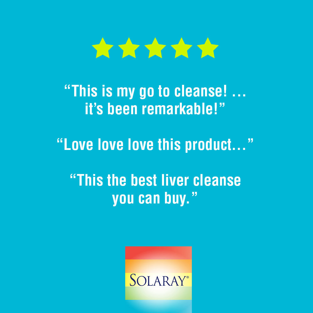 Solaray Total Cleanse Liver | Milk Thistle, Dandelion & More for Healthy Cleansing Support | 30 Servings | 60 VegCaps