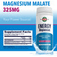 KAL Energy Magnesium Keep-Going Drink | Magnesium Malate 325mg | Healthy Metabolism & Stamina Support | 14.3oz, 90 Serv.