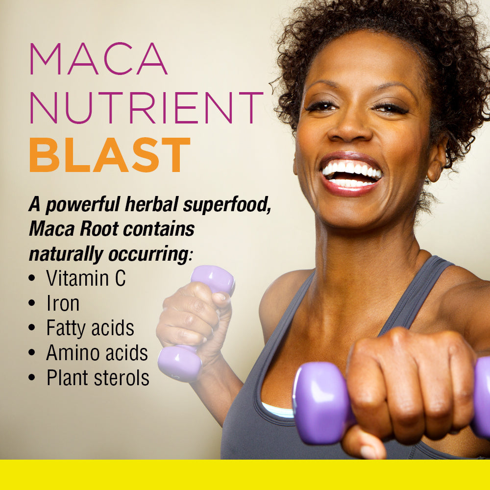 Nature's Life Maca Root 500mg | Healthy Energy, Vitality & Stamina Support | Non-GMO, Vegan | No Fillers | 100 Veg Caps