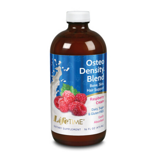 LIFETIME Osteo Density Blend, Liquid, Raspberry (Btl-Glass) | 16oz