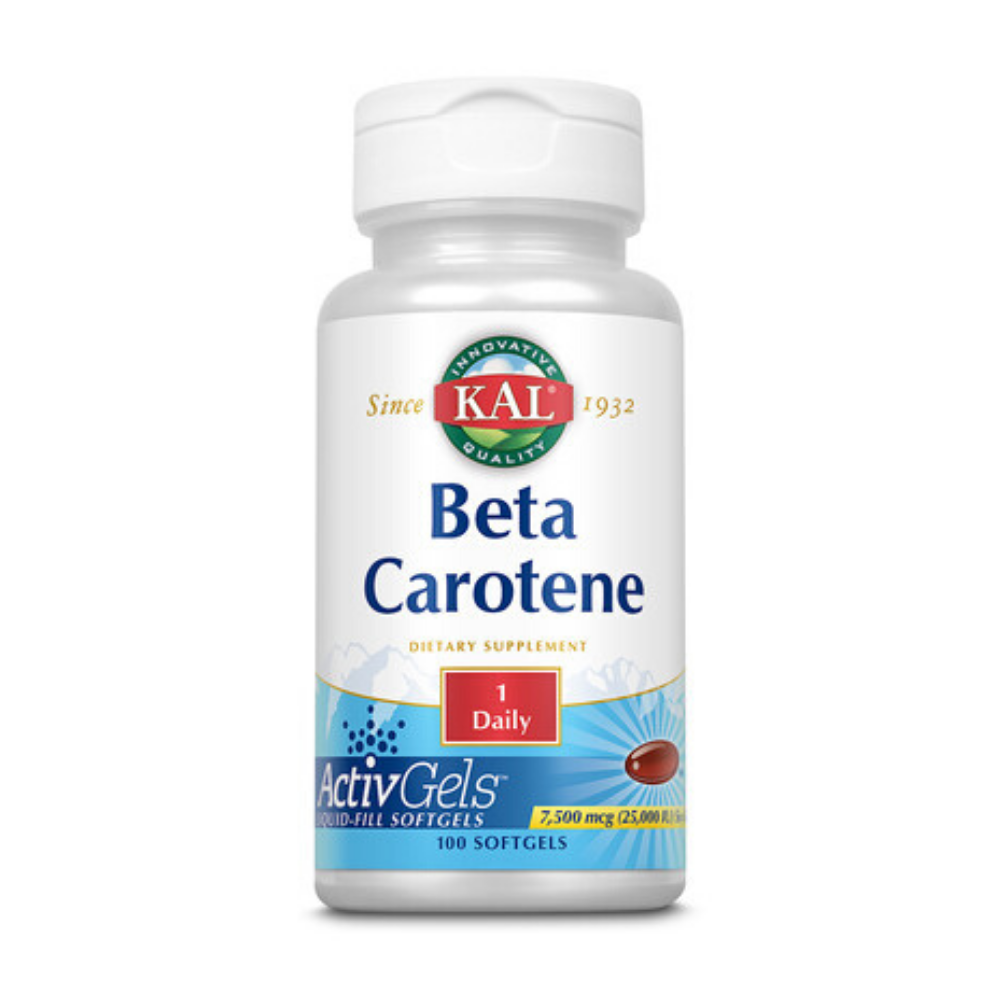 KAL Beta Carotene ActivGels 25000iu | 100ct