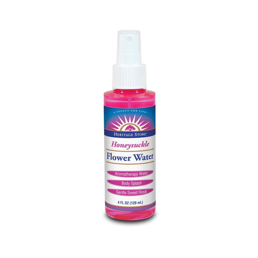 HERITAGE STORE Honeysuckle Flower Water, Spray, Honeysuckle (Btl-Plastic) | 4oz