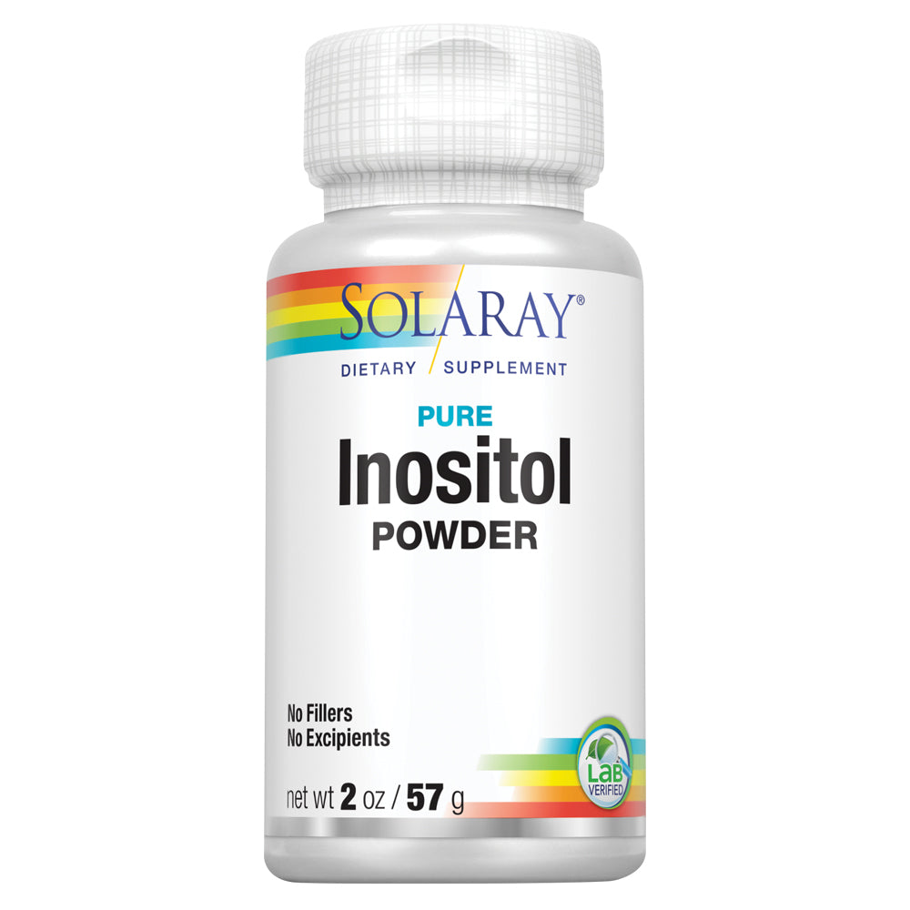 Solaray Pure Inositol Powder | May Help Support Healthy Brain, Cardiovascular, Nervous System Function and Mood | Non-GMO, Vegan