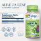 Solaray Alfalfa Leaf 860 mg, Alfalfa Capsules, Superfood with Naturally Occurring Vitamins, Minerals, and Fiber, Healthy Digestion Support, Vegan, 60-Day Guarantee, 50 Servings, 100 VegCaps