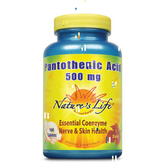 Nature's Life Pantothenic Acid, 500 mg | 100 ct