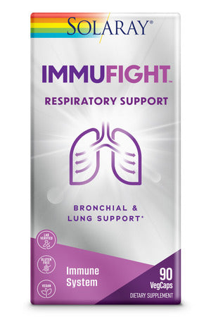 Solaray ImmuFight Respiratory Support | Bronchial & Lung Support | 90 VegCaps