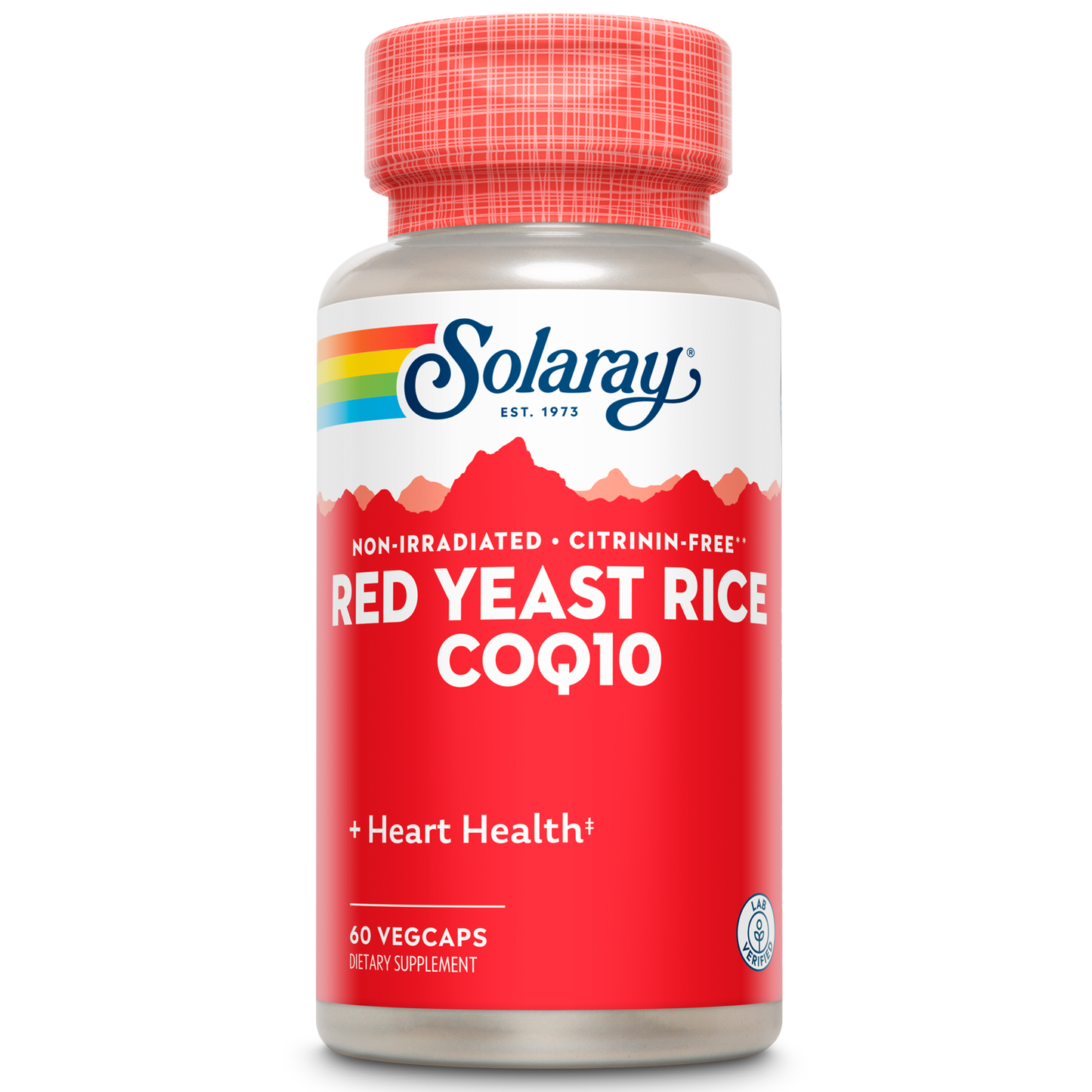 Solaray Red Yeast Rice Plus CoQ-10 | with Niacin for Added heart Health Support | Non-Irradiated & No Citrinin (90 CT)