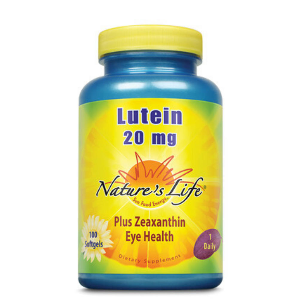 Nature's Life Lutein 20 mg | 100 ct