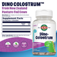 KAL Dino Colostrum - Natural Dark Chocolate Flavor - Bovine Colostrum for Immune Function, Tissue Growth & Repair, and General Well Being Support for Kids - 60 Chewables, 60 Servings