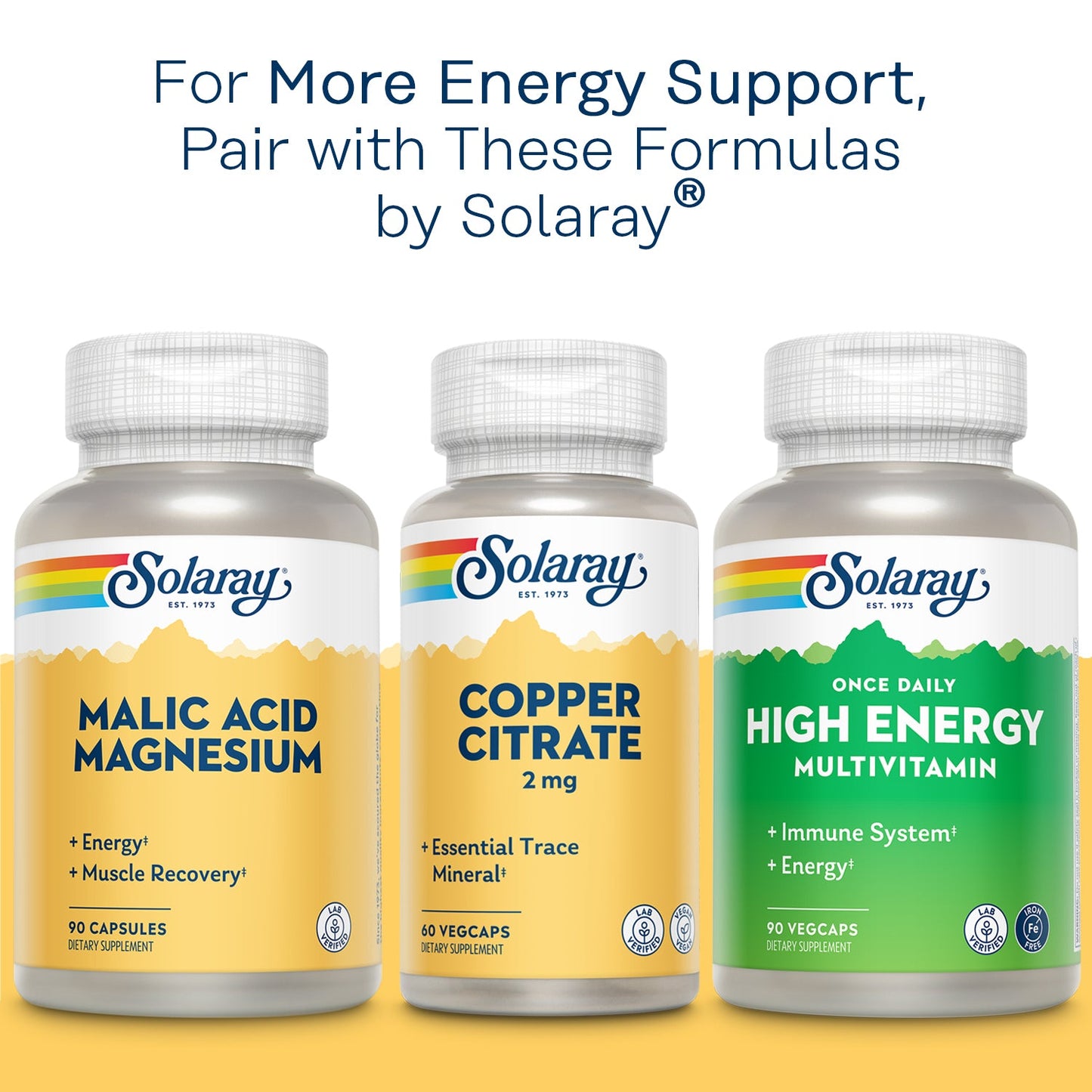 Solaray B-Complex 50 -250 Capsules