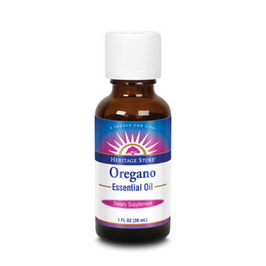 HERITAGE STORE Oregano Essential Oil, Oregano (Btl-Glass) | 1oz