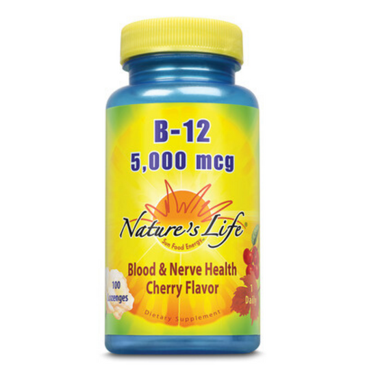 Nature's Life  Vitamin B-12, 5000 mcg | 100 ct