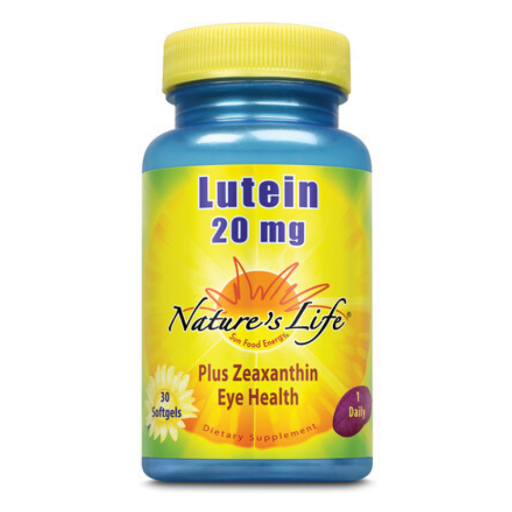 Nature's Life Lutein 20mg | 30 ct