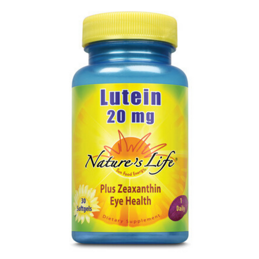 Nature's Life Lutein 20mg | 30 ct