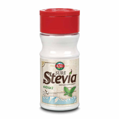 KAL Sure Stevia Extract Powder, Best-Tasting, Zero Calorie, Low Glycemic (3.5oz) (1.3 oz)