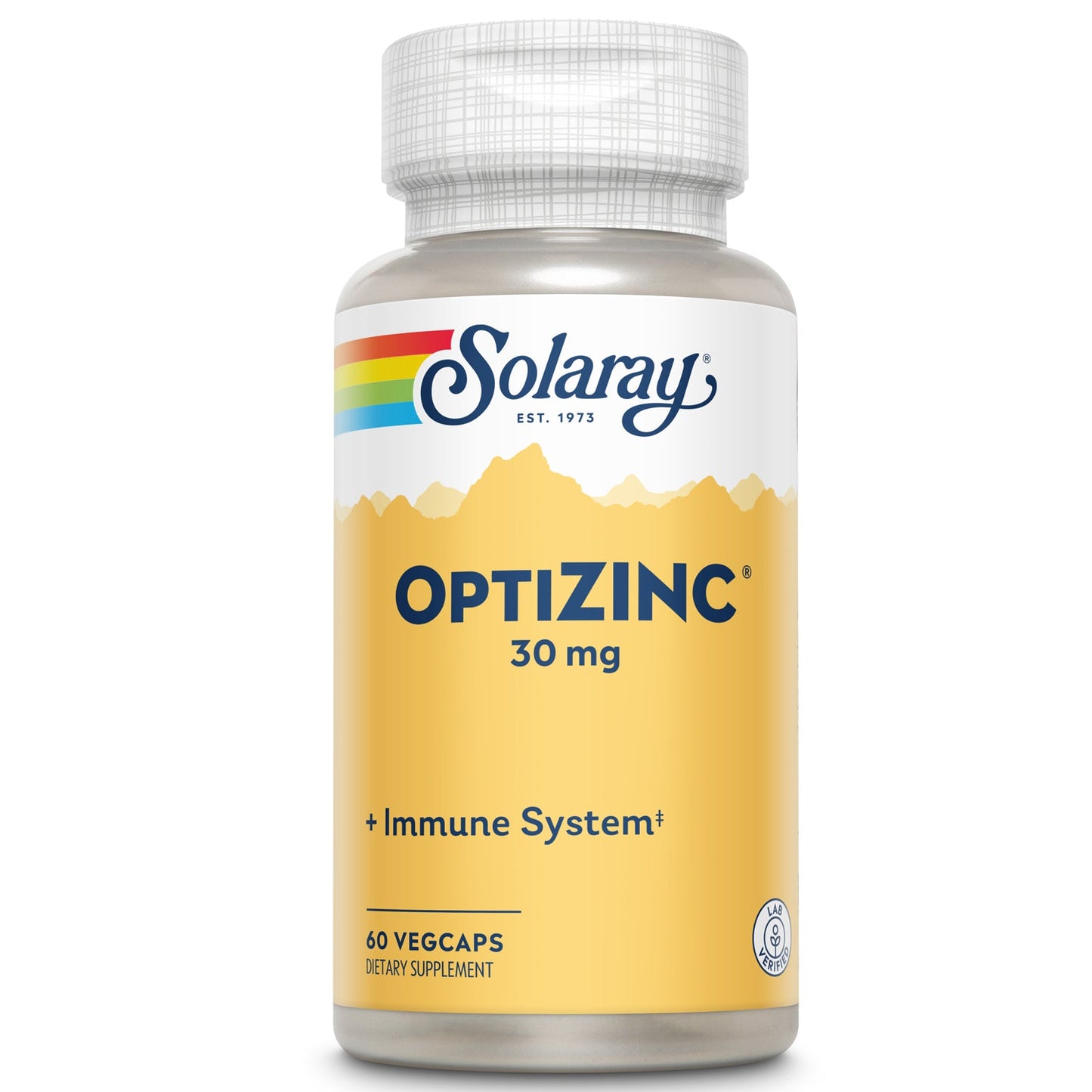 Solaray OptiZinc 30mg Immune Support Supplement, Chelated Zinc Capsules, Endocrine Systems and Cellular Health Support, with Methionine, Vitamin B6 and NO Copper, 60-Day Guarantee, 60 Serv, 60 VegCaps