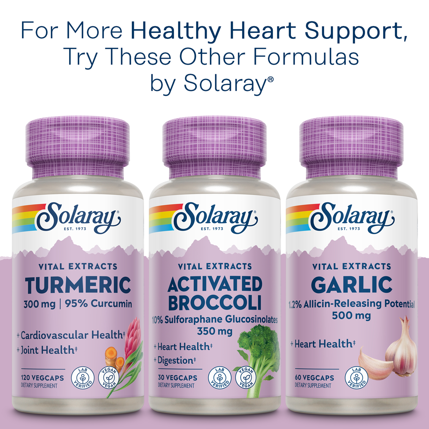 Solaray Red Yeast Rice 600mg Healthy Heart & Cardiovascular System Support , Non-Irradiated & No Citrinin , Lab Verified , 120 VegCaps