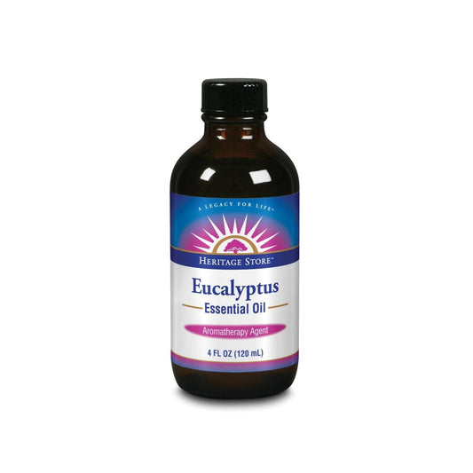 HERITAGE STORE Eucalyptus Essential Oil, Eucalyptus (Btl-Glass) | 4oz