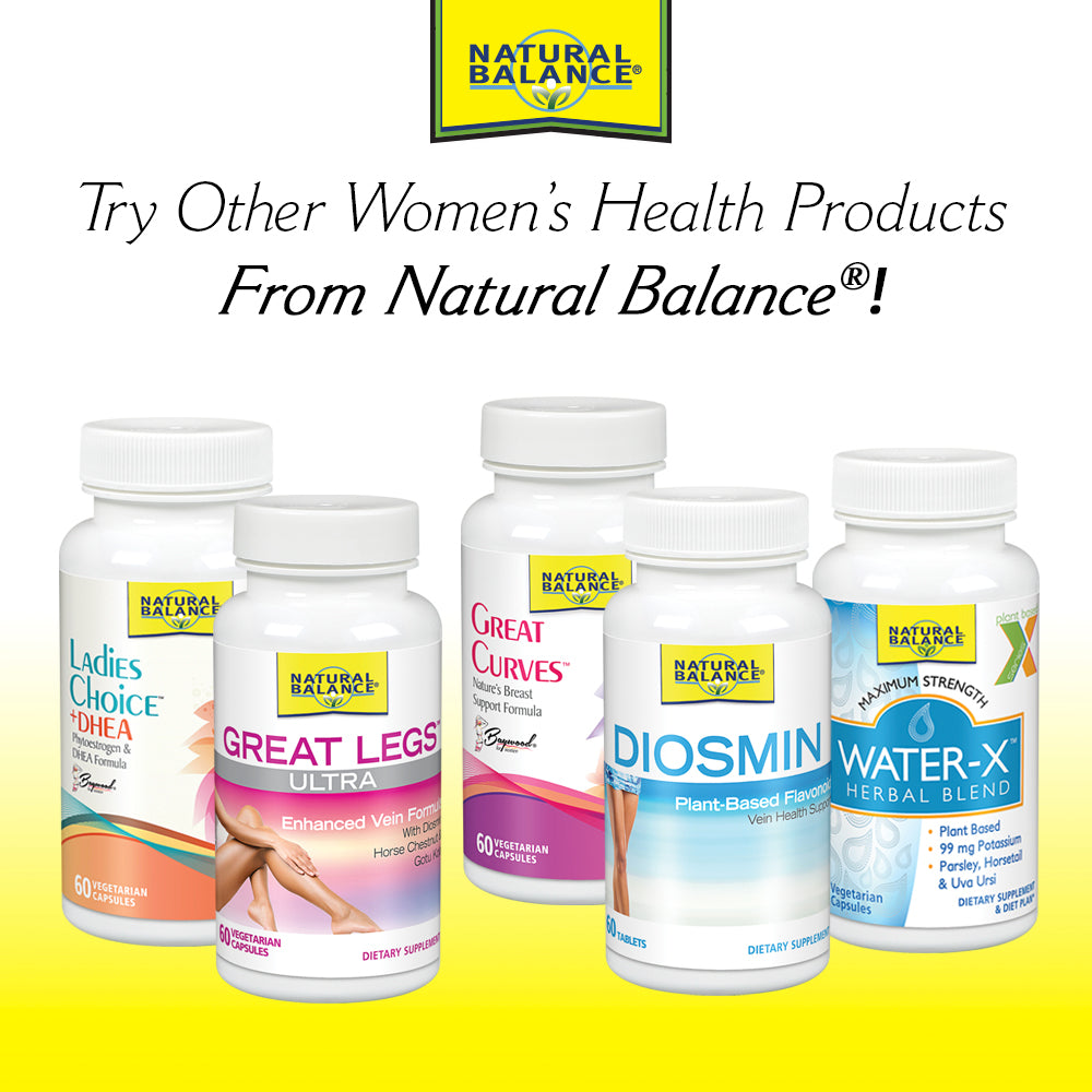 Natural Balance Great Legs Vein Formula | Healthy Vein & Circulation Support | W/ Vitamin C, Butchers Broom & Hesperidin | Lab Verified | 60 VegCaps