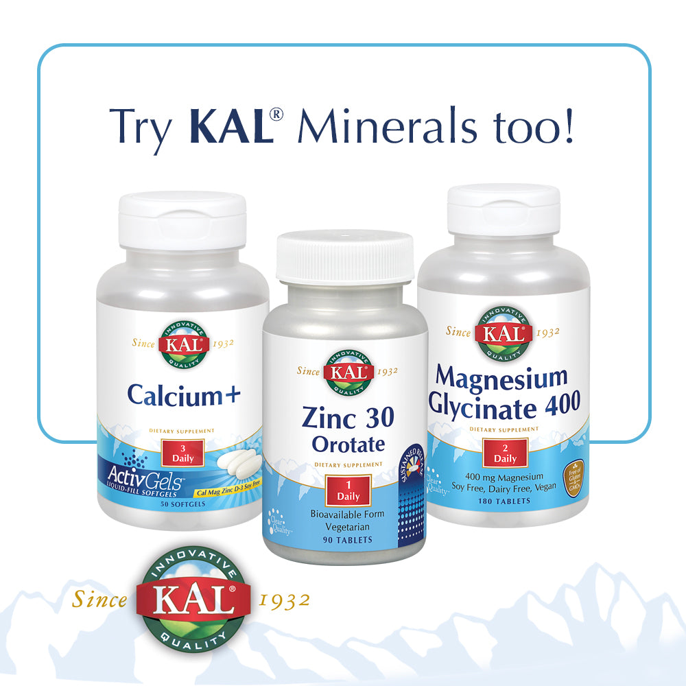 KAL High Potency Soft Multiple ActivGels | Soft Gel Multivitamins for Men & Women | Rice Bran Oil Base | No Soy | Easy to Swallow (30 Serv, 60 CT)