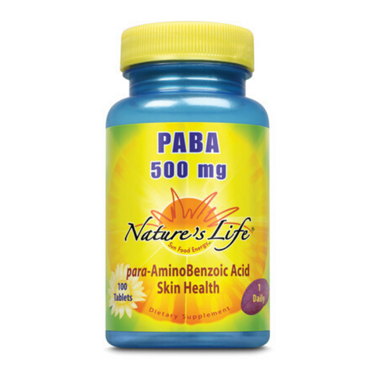 Nature's Life  PABA, 500 mg | 100 ct