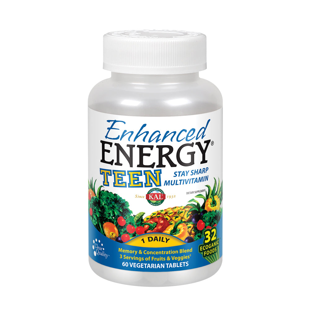 KAL Enhanced Energy Multivitamin for Teens | Memory & Concentration Bl ...