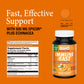 Zand Immune Fast Zesty Orange Chews | Boosts Immune Response w/ EpiCor* & Echinacea |  Extra Value Size | 36ct, 12 Serv.