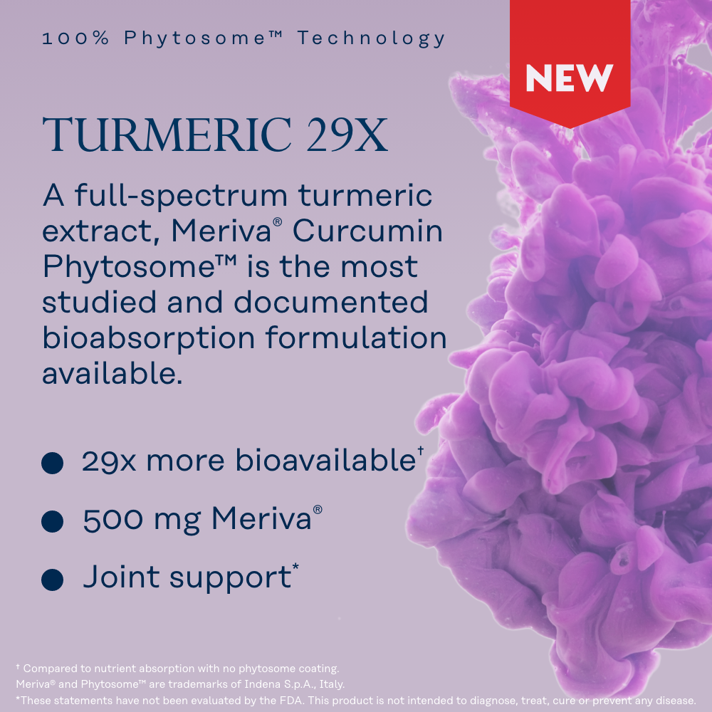 Solaray Turmeric Phytosome 500 mg - 29X Absorption Curcumin Supplements - Easy-to-Digest Turmeric Capsule for Joint Support - Vegan and Made Without Soy - 60-Day Guarantee - 30 Servings, 30 VegCaps