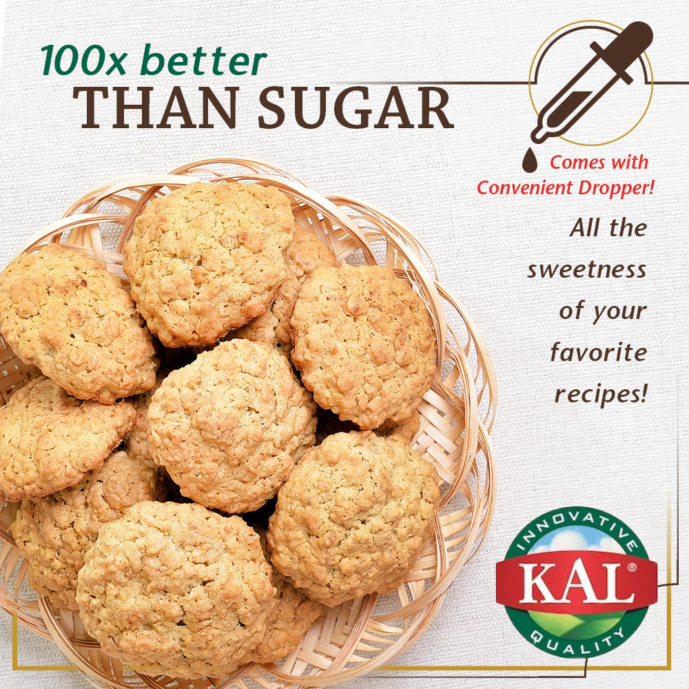 KAL Sure Stevia Drops, Low Carb, Zero Calorie Sweetener, Keto Friendly, Great Tasting Liquid Stevia, Low Glycemic, 60-Day Money Back Guarantee (Fruit Punch)