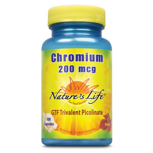 Nature's Life  Chromium 200 mcg | 100 ct