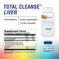 Solaray Total Cleanse Liver | Milk Thistle, Dandelion & More for Healthy Cleansing Support | 30 Servings | 60 VegCaps