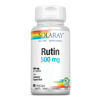 Solaray Rutin, Veg Cap (Btl-Plastic) 500mg | 90ct