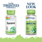 Solaray Spirulina 410mg | Algae Superfood Supports Energy, Vitality & Overall Health | 100ct, 100 Serv.