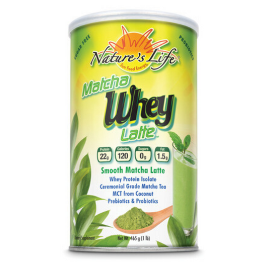Nature's Life  Matcha Whey Latte | 1 lb