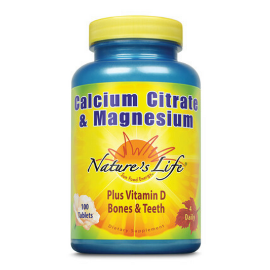 Nature's Life  Calcium Citrate & Mag | 100 ct