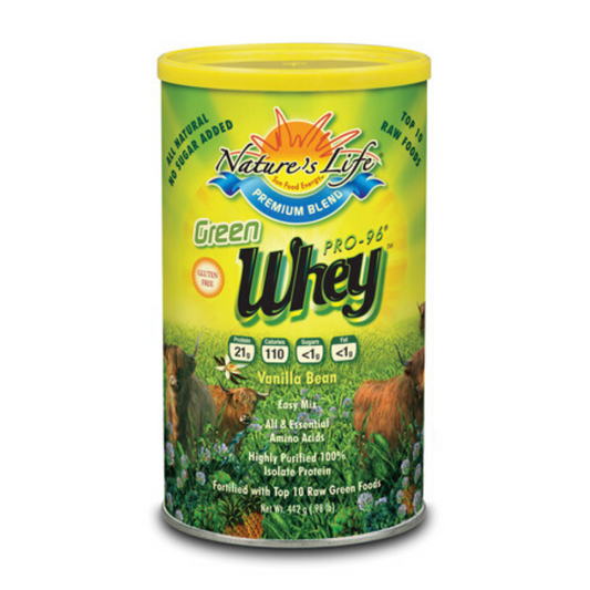 Nature's Life  Green Whey Pro-96 Protein | 1 lb